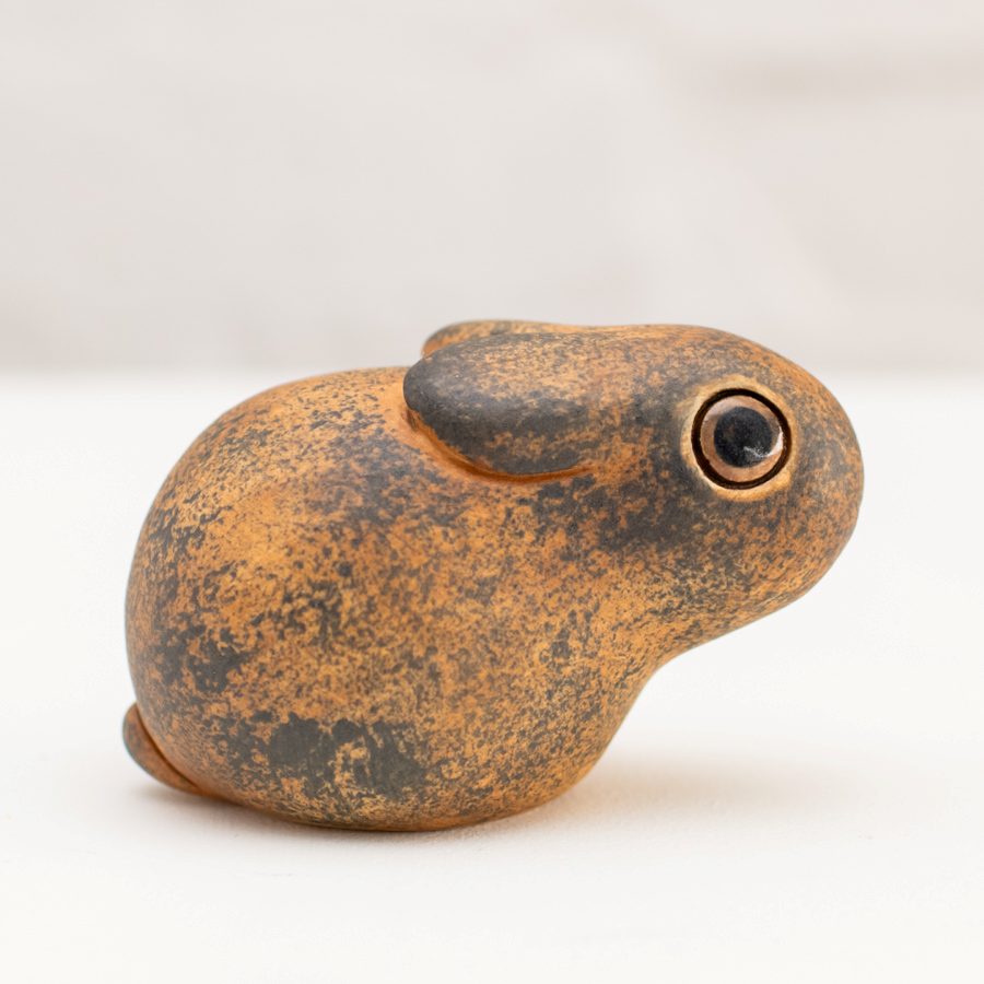 Small ceramic Leveret Sculpture