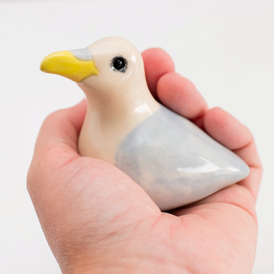 Small Ceramic Fulmar Sculpture