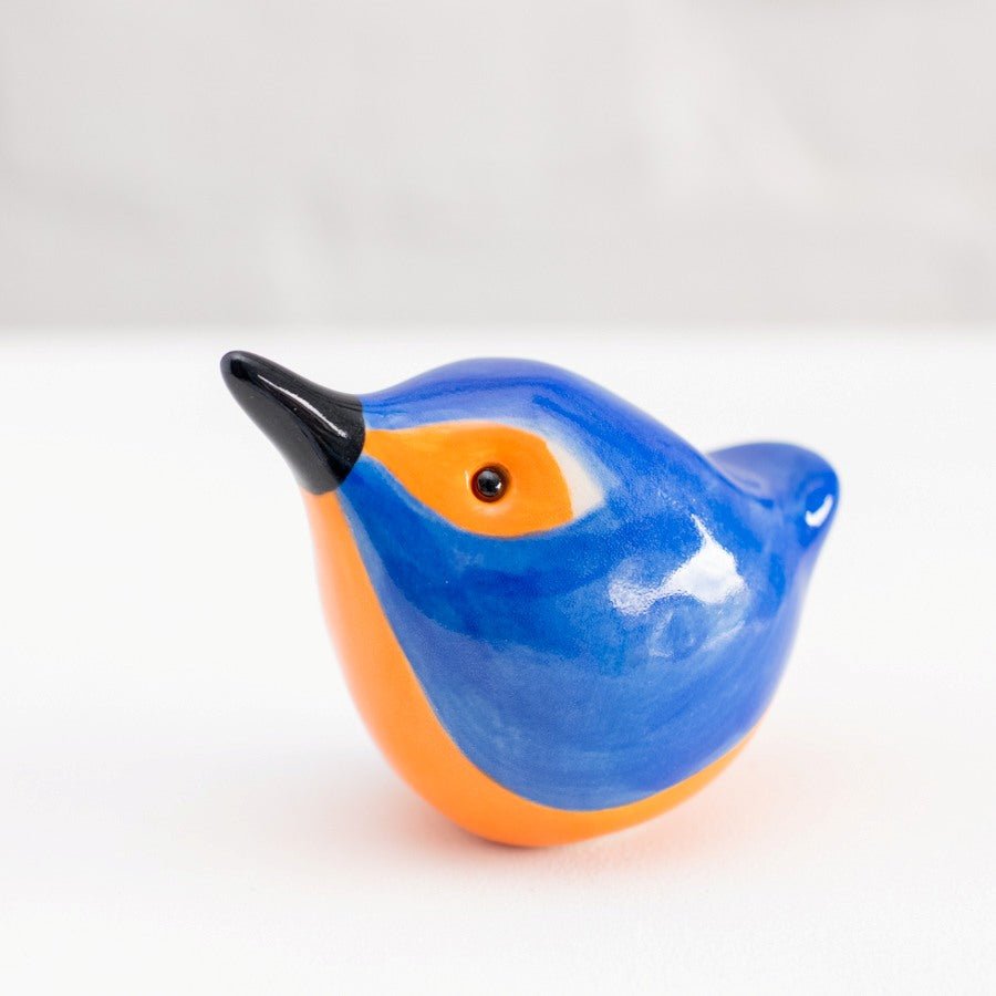Ceramic Kingfisher Sculpture