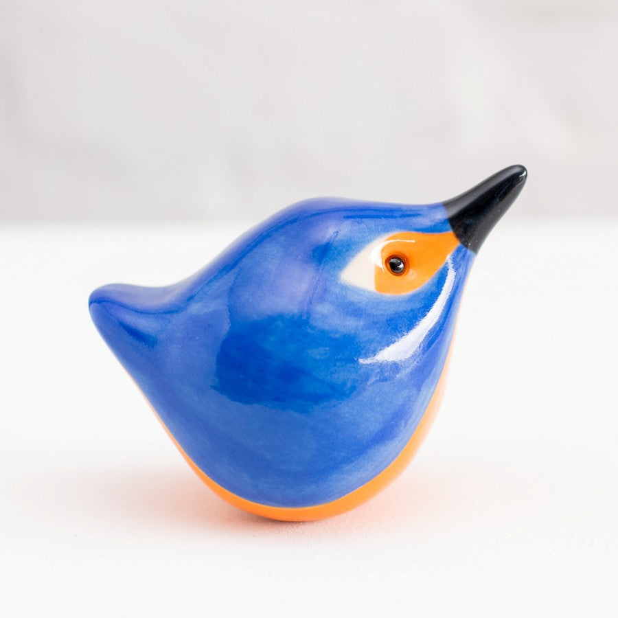 Ceramic Kingfisher Sculpture