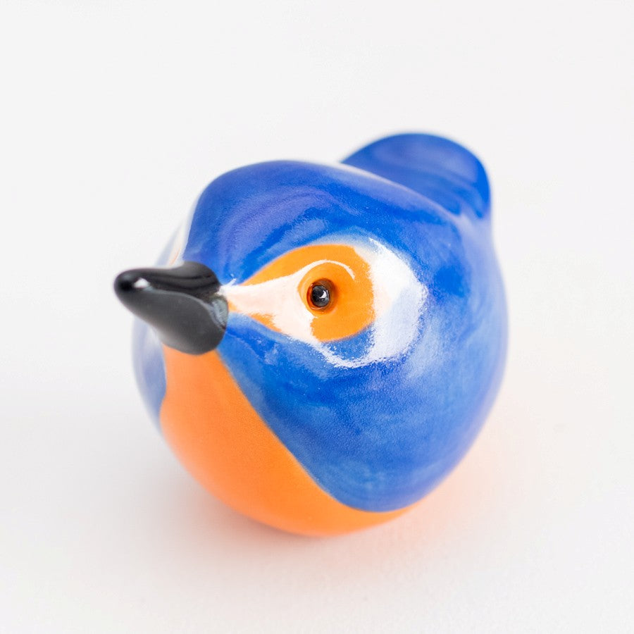 Ceramic Kingfisher Sculpture