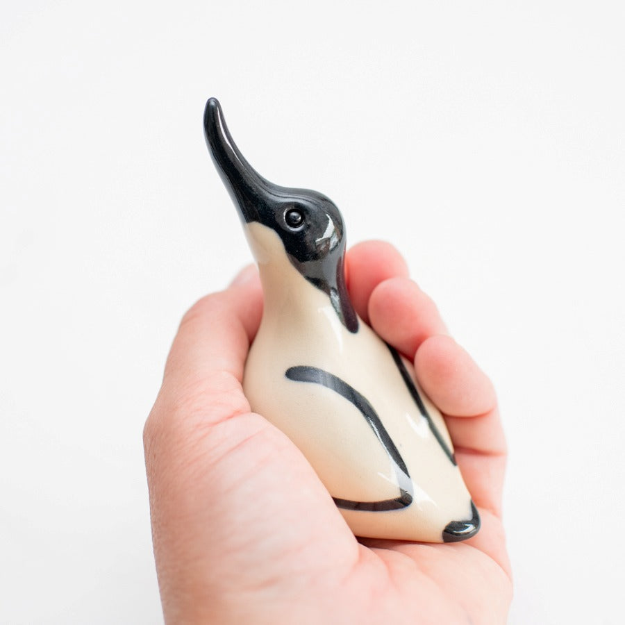 Ceramic Avocet Sculpture