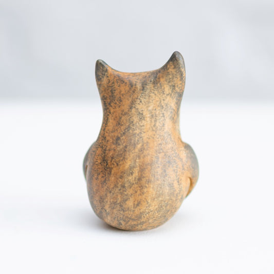 Brown Bat Sculpture, rear view