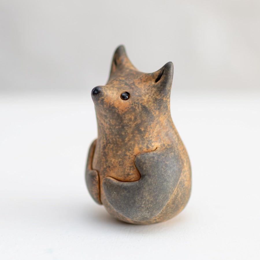 Brown Bat Sculpture