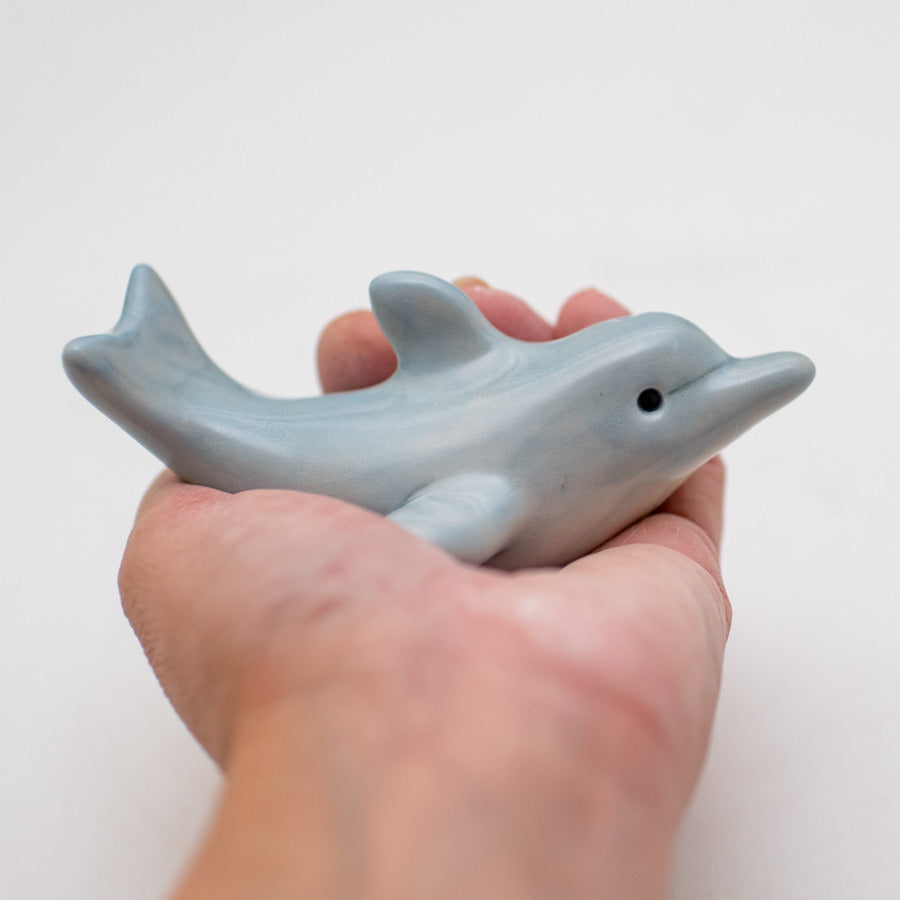 Small Ceramic Dolphin - sarahbrabbin