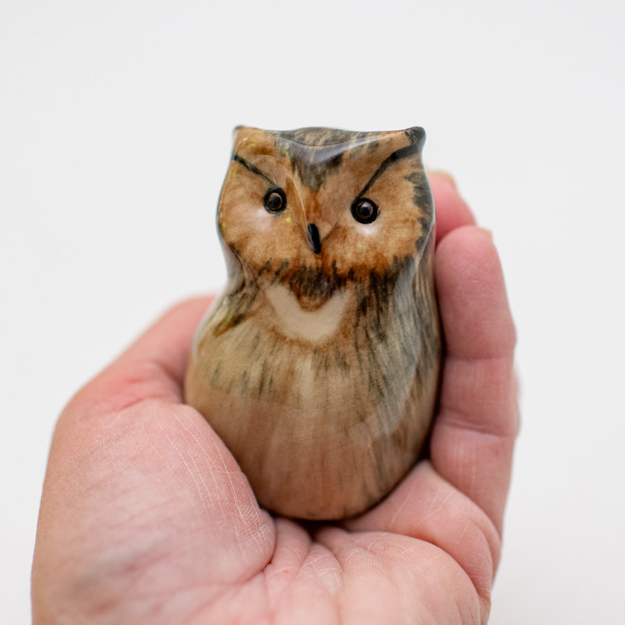 Ceramic Eagle Owl - sarahbrabbin