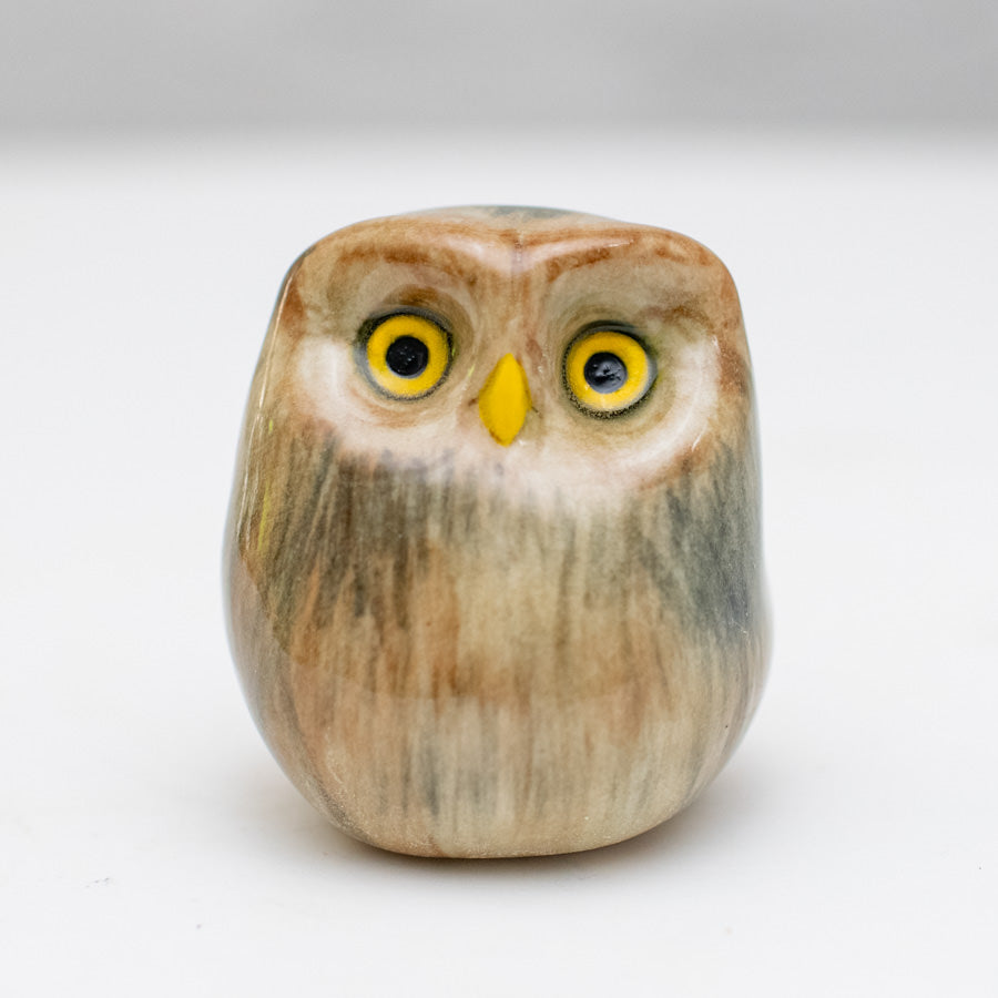 Small Ceramic Little Owl Sculpture - sarahbrabbin