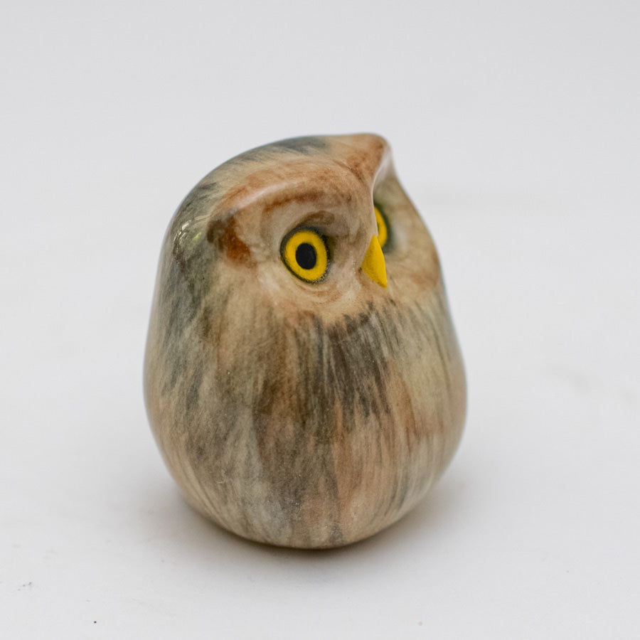 Small Ceramic Little Owl Sculpture - sarahbrabbin