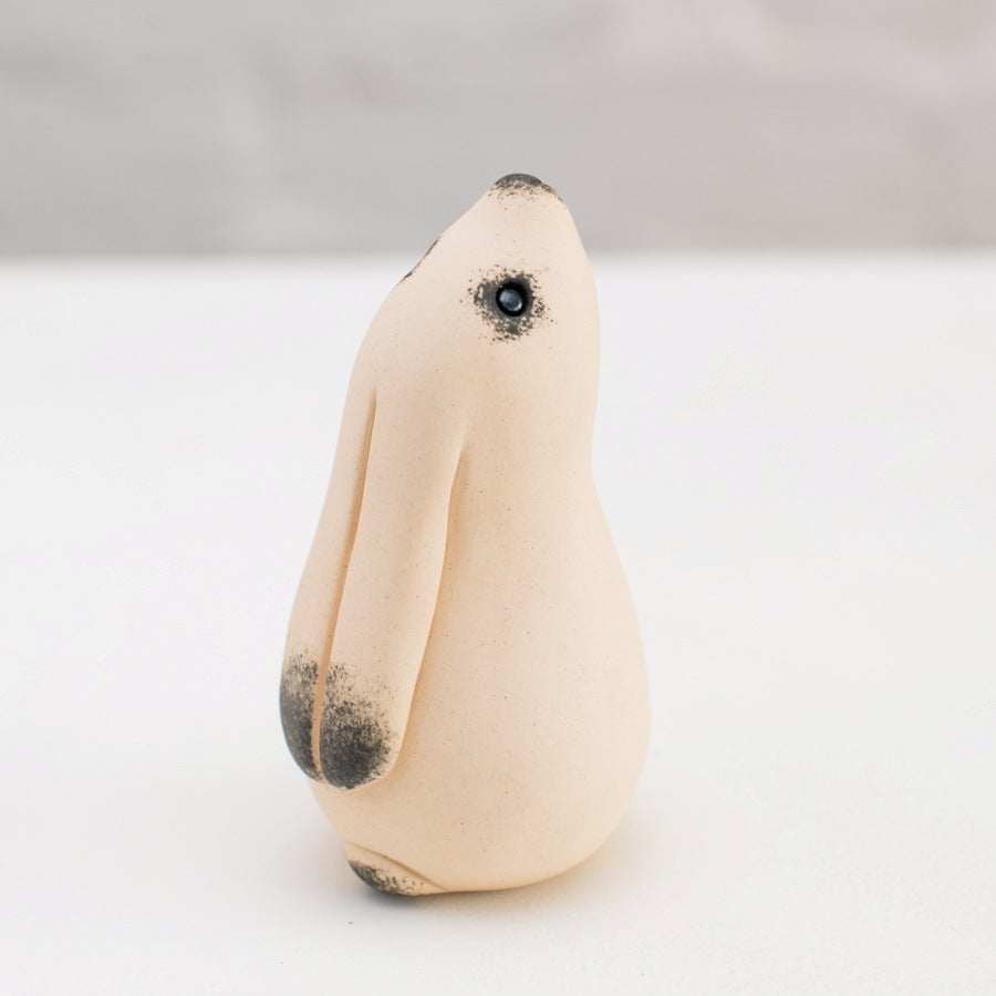 Moongazing White Hare