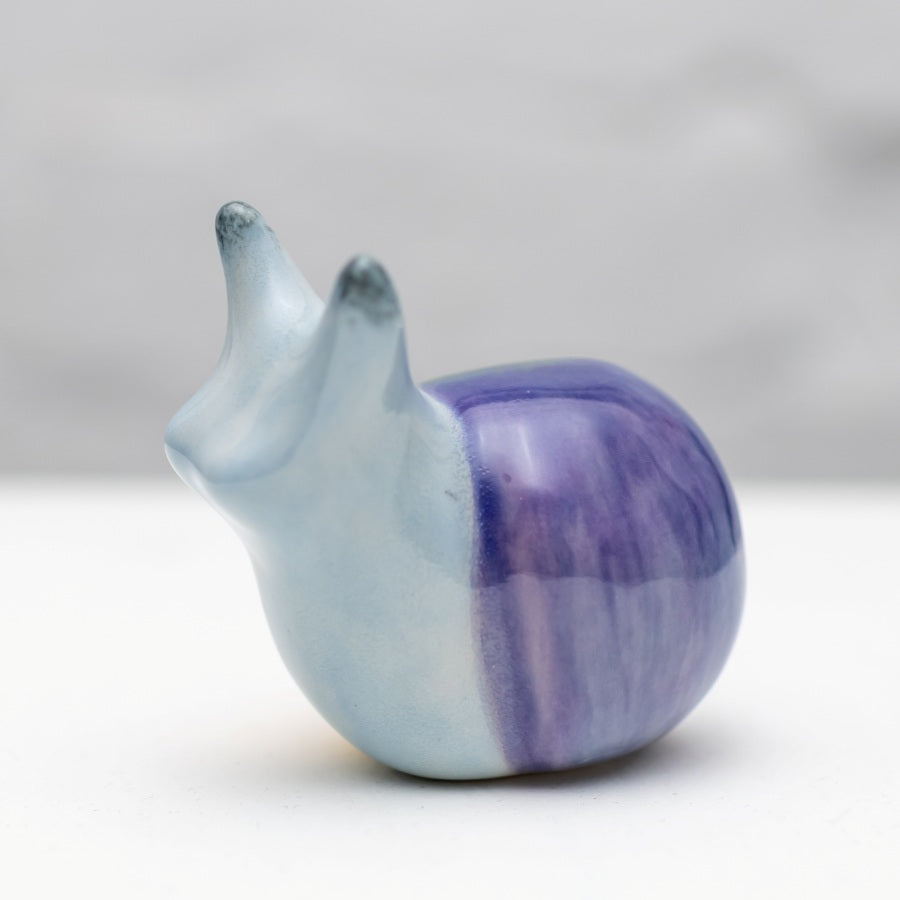 Rainbow Ceramic Snail Sculpture