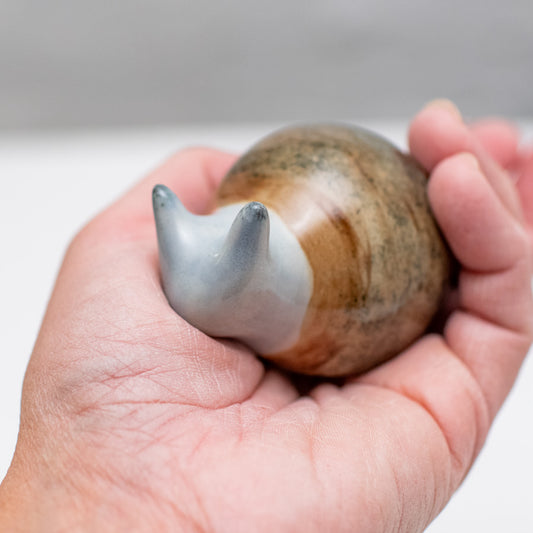 Small ceramic pond snail - sarahbrabbin