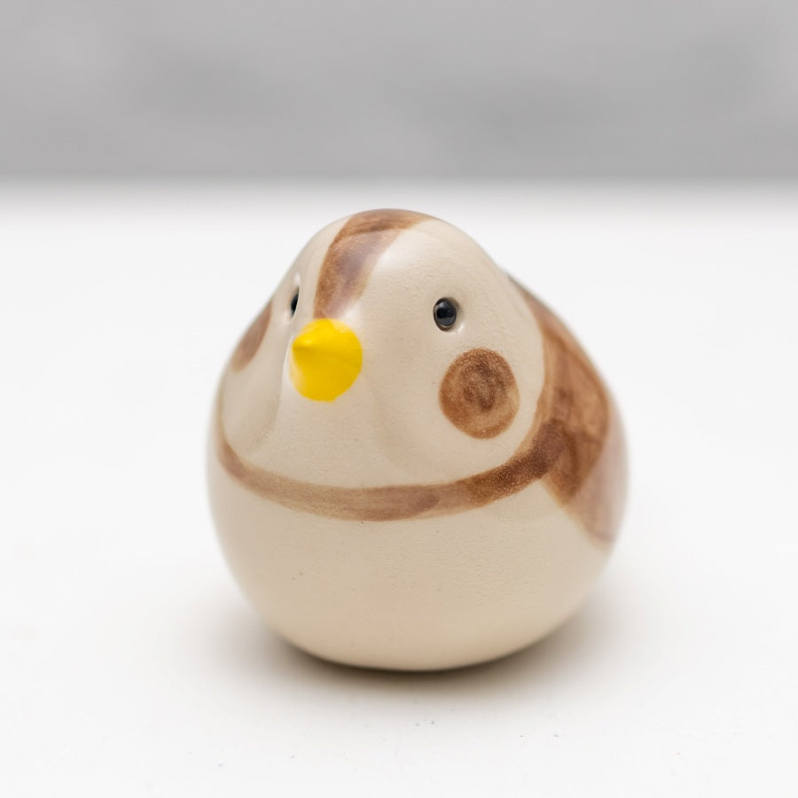 Ceramic Snow Bunting