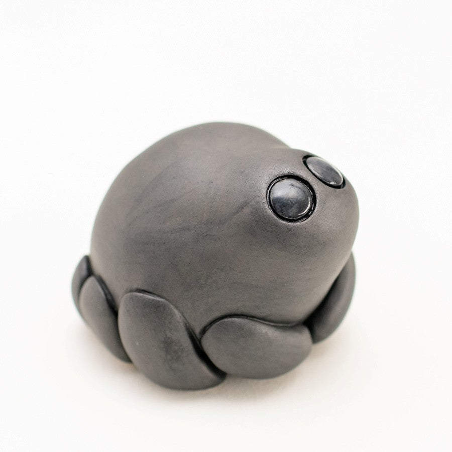 Small ceramic spider sculpture - Black