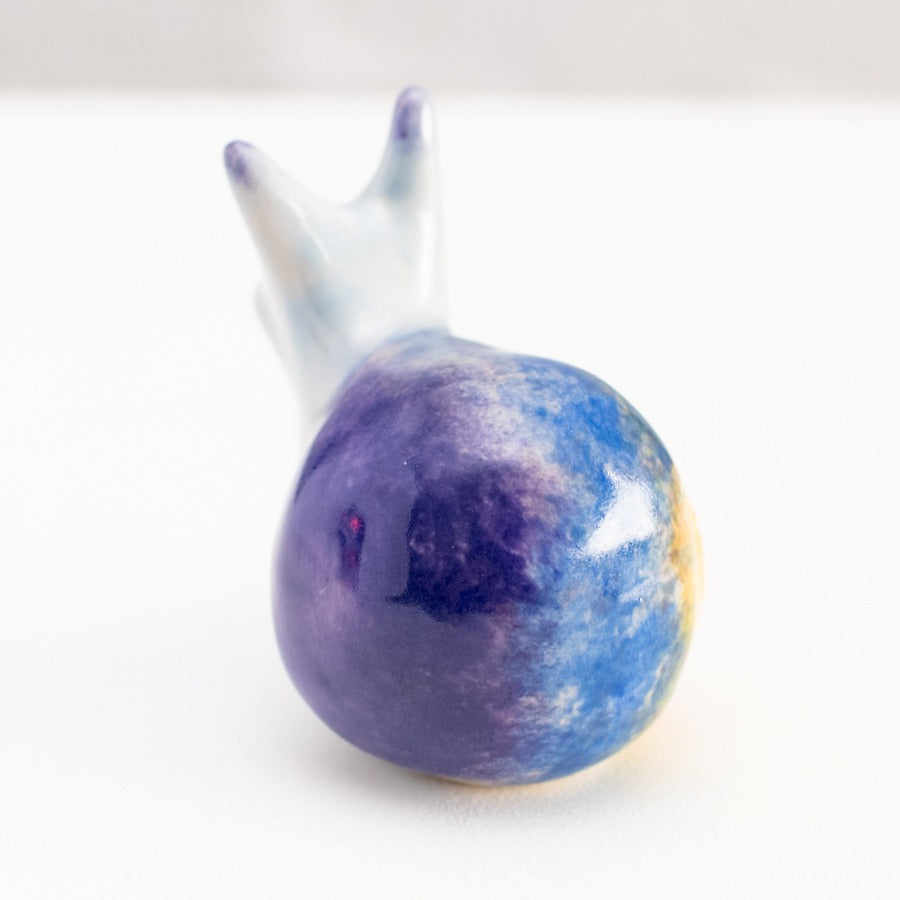 Rainbow Ceramic Snail Sculpture