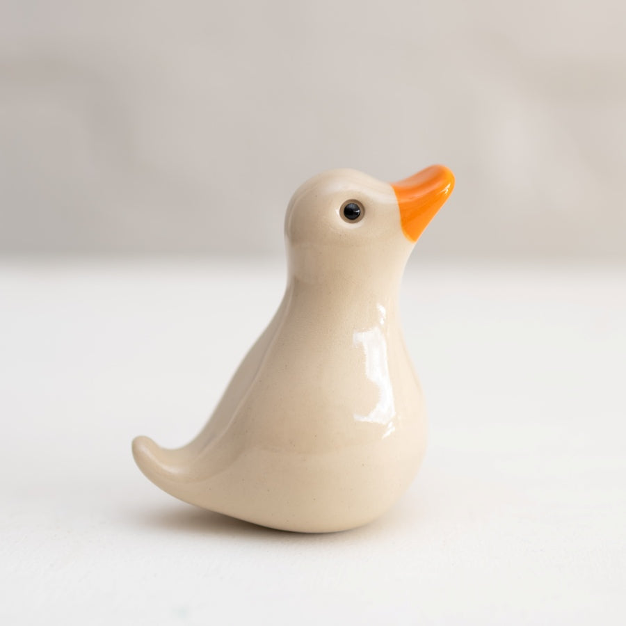Ceramic Duck Sculpture