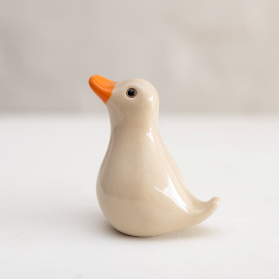 Ceramic Duck Sculpture