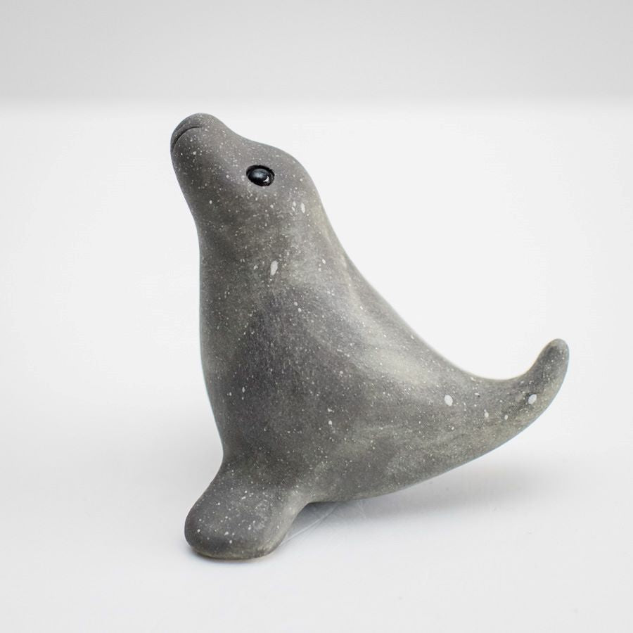 Small Ceramic Grey Seal - sarahbrabbin