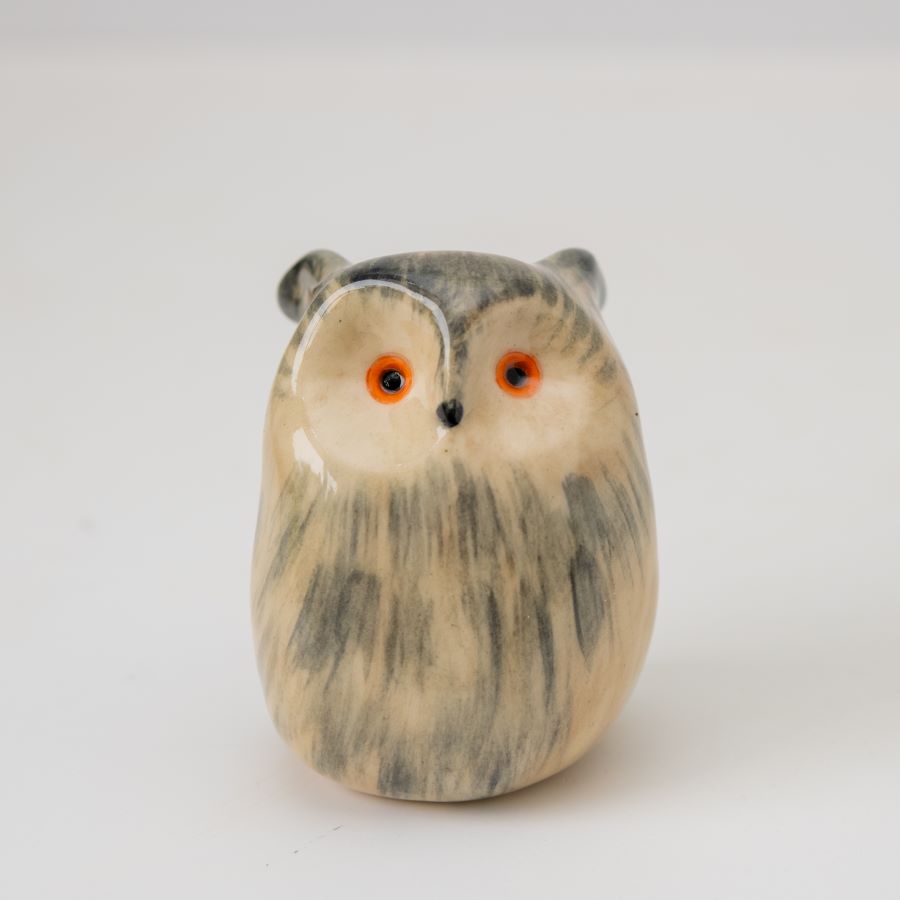 Ceramic Eagle Owl - sarahbrabbin