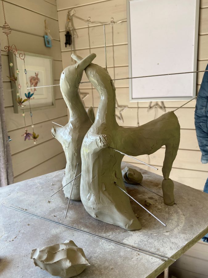 Ceramic Gannet Sculpture - sarahbrabbin