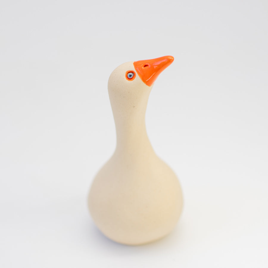 Small White Goose Ceramic - sarahbrabbin