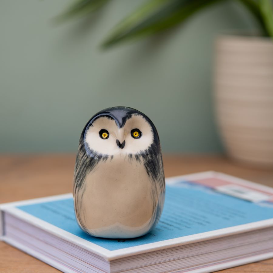 Small Ceramic Snowy Owl - sarahbrabbin
