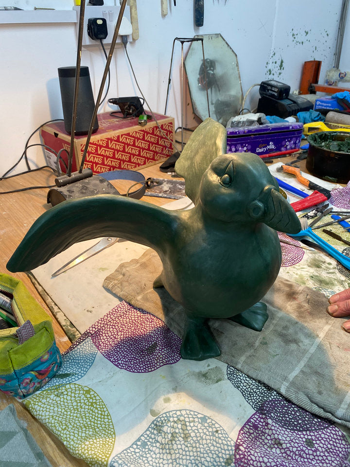 My first bronze sculpture
