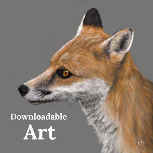 Fox - Downloadable Art - sarahbrabbin