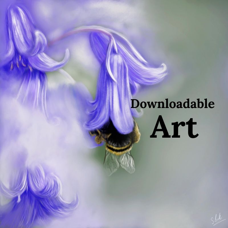 Bumble Bee - Downloadable Art - sarahbrabbin