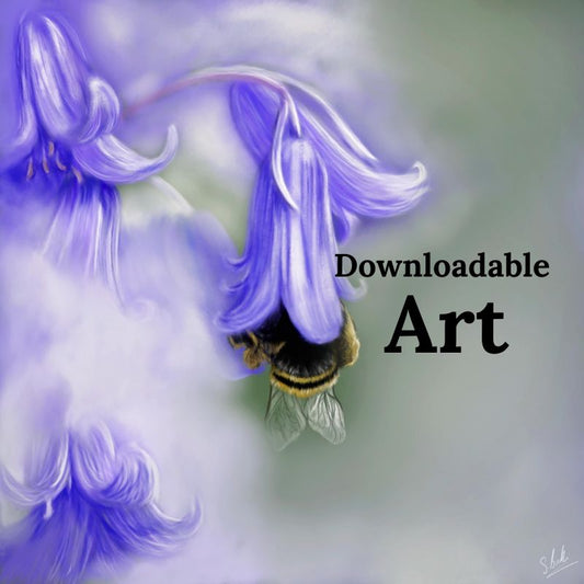 Bumble Bee - Downloadable Art - sarahbrabbin