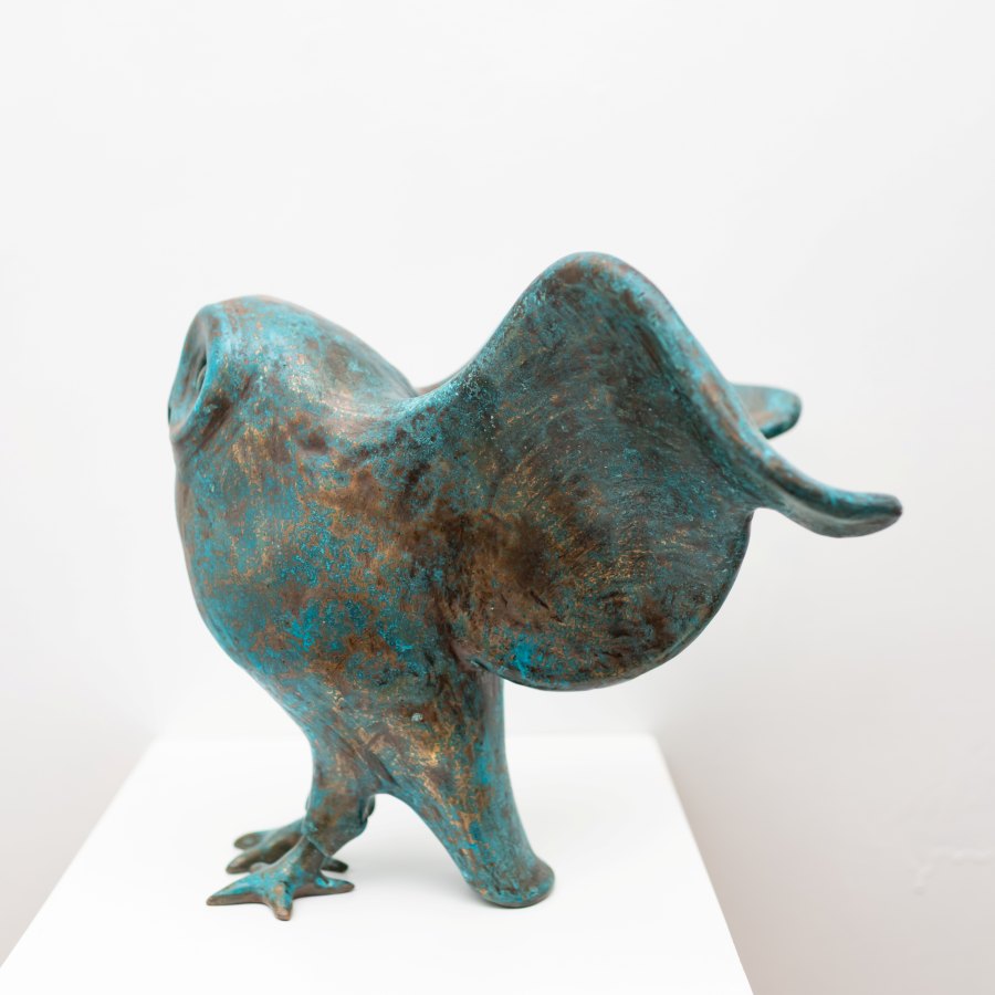 Large Bronze Owl Sculpture - Foundry Art