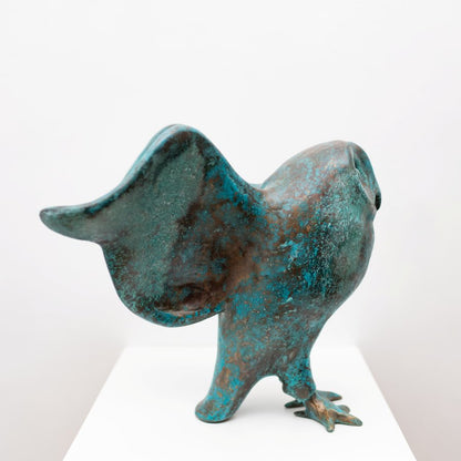 Large Bronze Owl Sculpture - Foundry Art