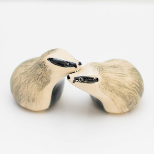 Small Ceramic Badger Lovers - sarahbrabbin