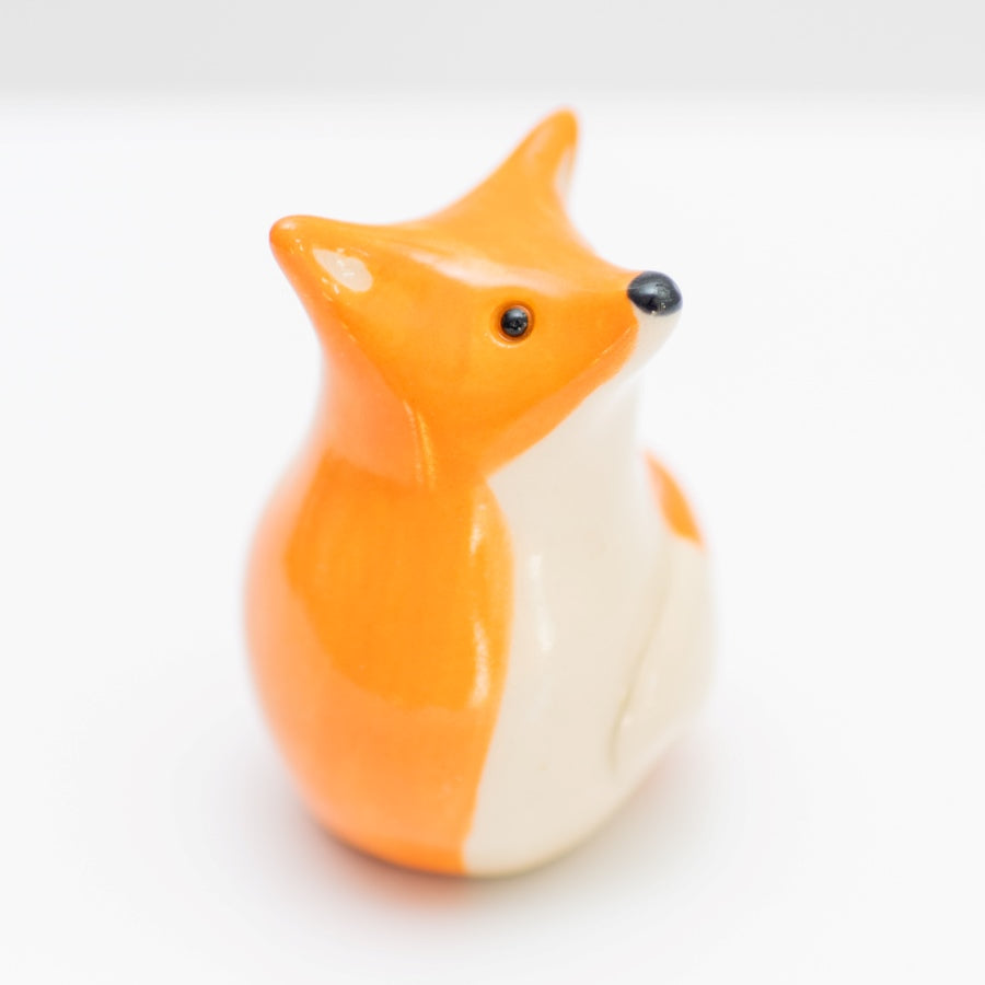 Small Ceramic Fox Sculpture - sarahbrabbin