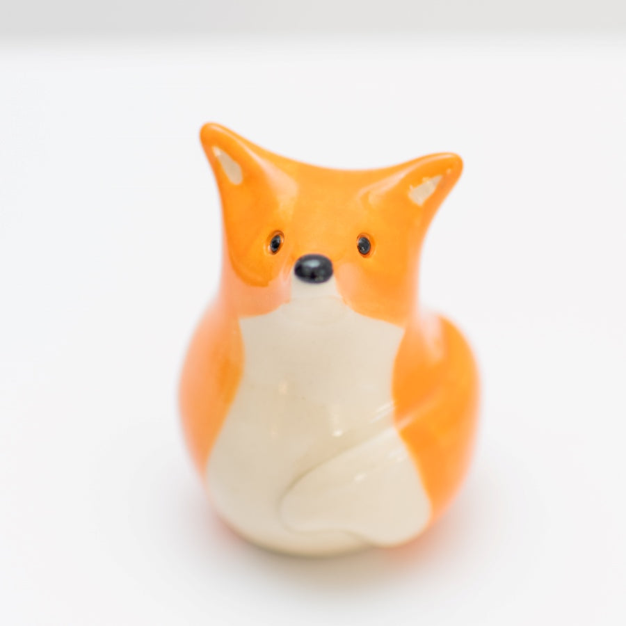 Small Ceramic Fox Sculpture - sarahbrabbin
