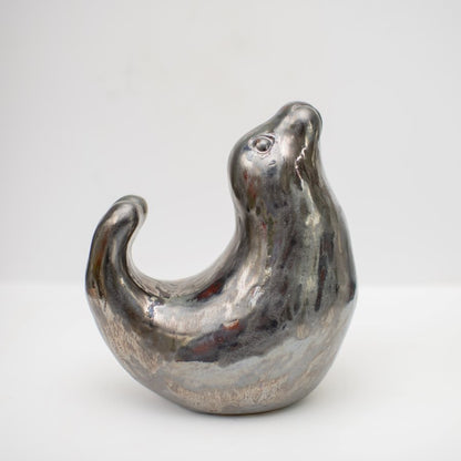 Large Ceramic Seal Sculpture - sarahbrabbin