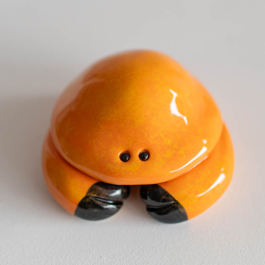 Crabby Ceramic Crab Sculpture