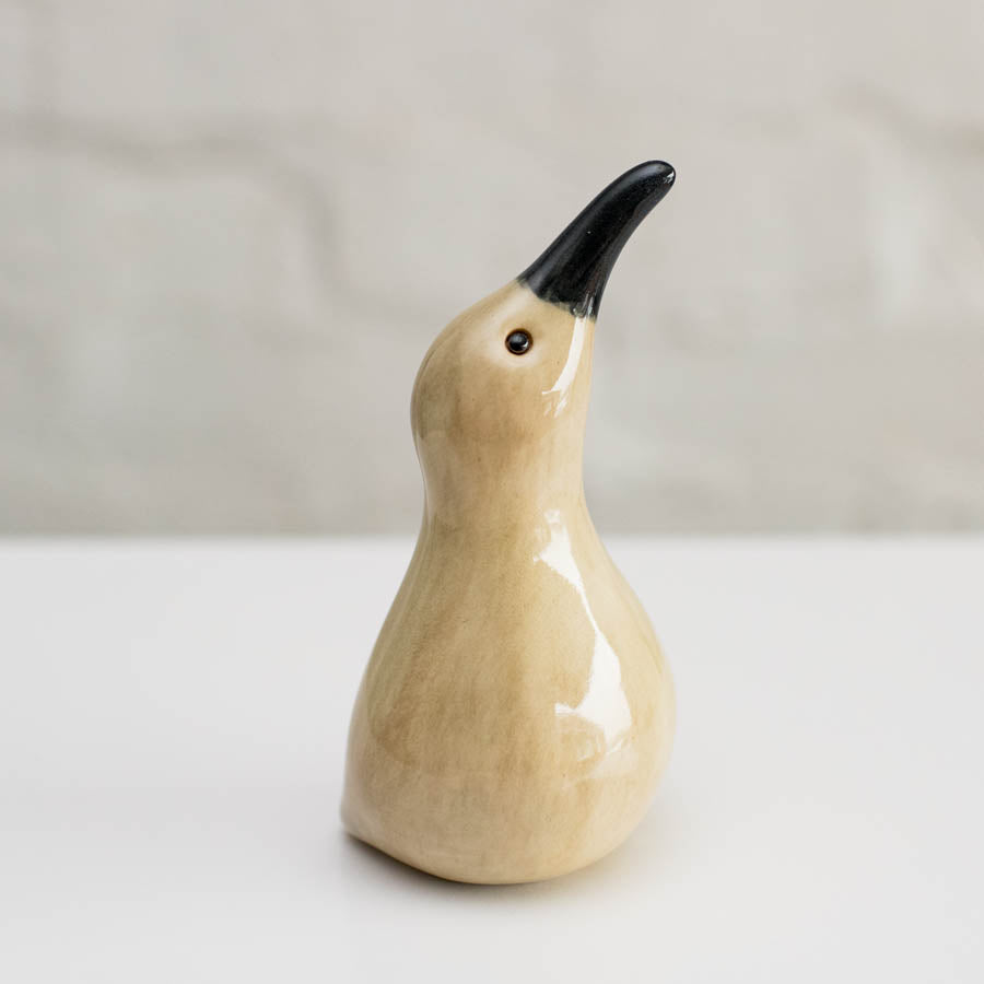 Ceramic Curlew sculpture