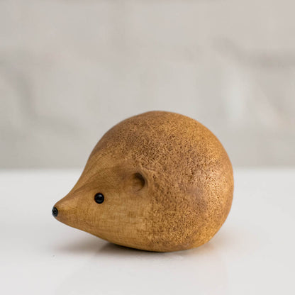 Small ceramic hedgehog sculpture