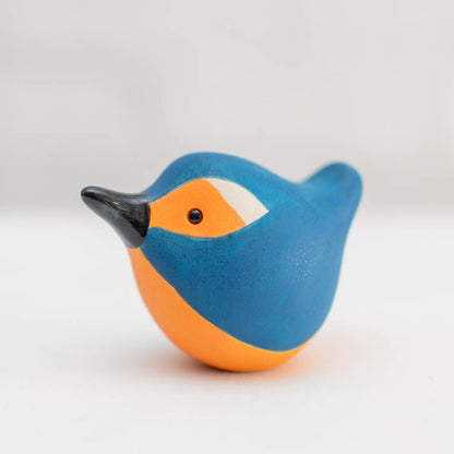 Natural Finish Kingfisher Sculpture