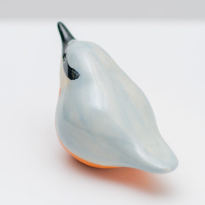 Small Ceramic Nuthatch Sculpture