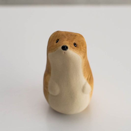 Ceramic Stoat Sculpture
