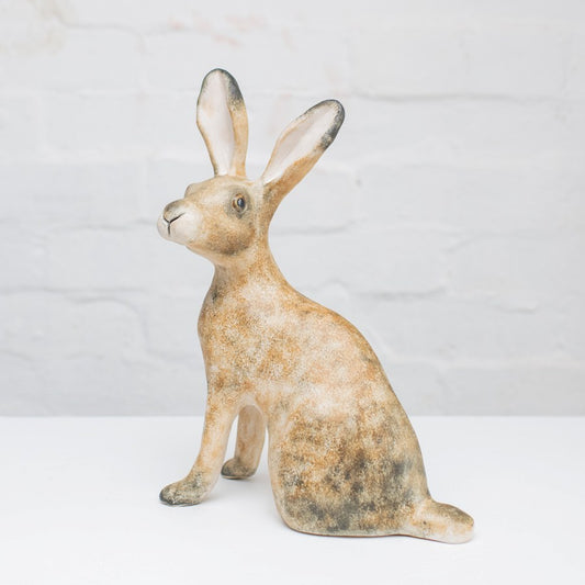 Ceramic Hare Sculpture