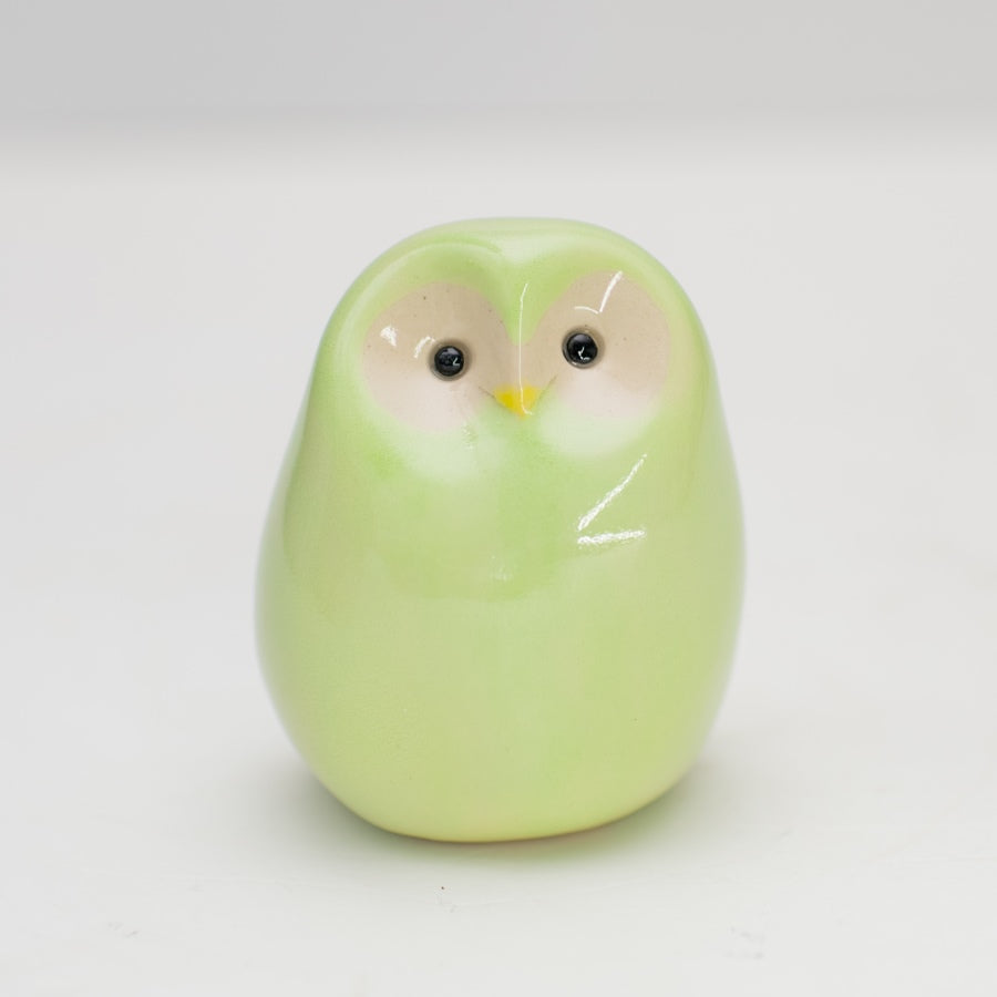 Colourful Ceramic Owl - Minty Green - sarahbrabbin