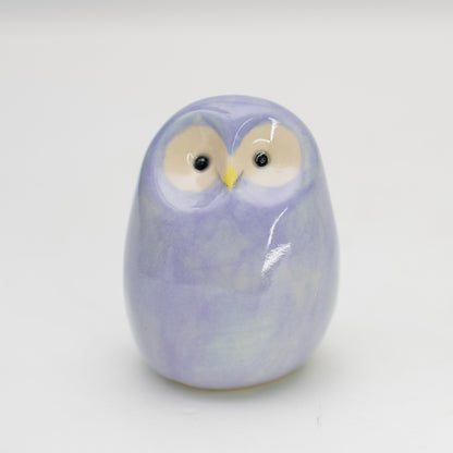 Small Ceramic Owl - Lavender - sarahbrabbin