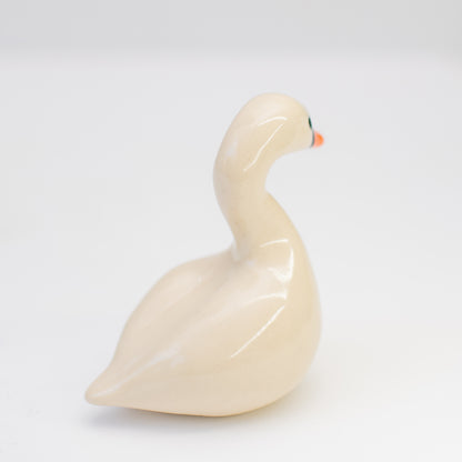 Ceramic Swan Sculpture