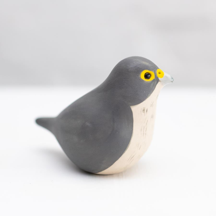 Small ceramic Peregrine Falcon Sculpture
