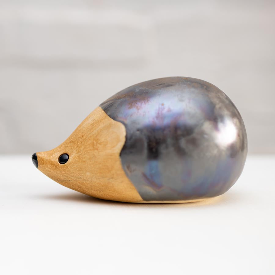 Medium Ceramic Hedgehog Sculpture