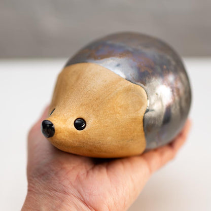 Medium Ceramic Hedgehog Sculpture