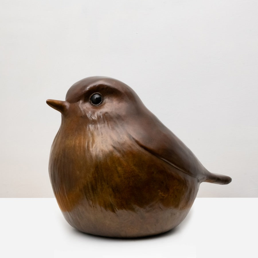 Bronze Robin Sculpture