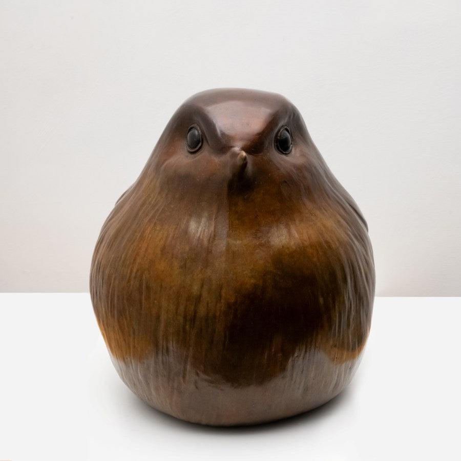 Bronze Robin Sculpture